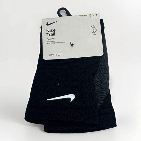 Nike Trail Running Wool Blend Dri-Fit Ankle Socks HF7155 500 M 10-11-5 W 11.5-13 - Picture 1 of 5